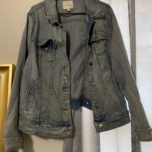 Light wash denim jacket